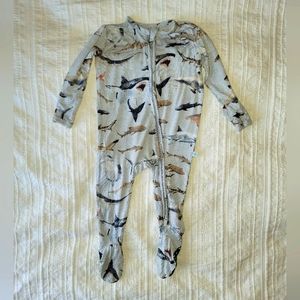 Posh Peanut Bamboo Footed Pajamas (0-3M)